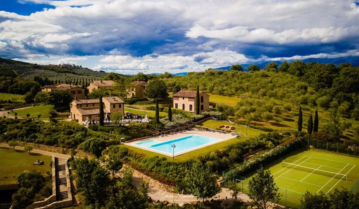 Destination Wedding no Poggio Cennina Resort na Toscana